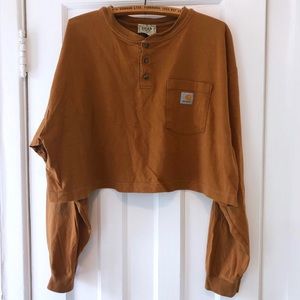 Vintage Remade Carhartt Cropped Rusty Sweater